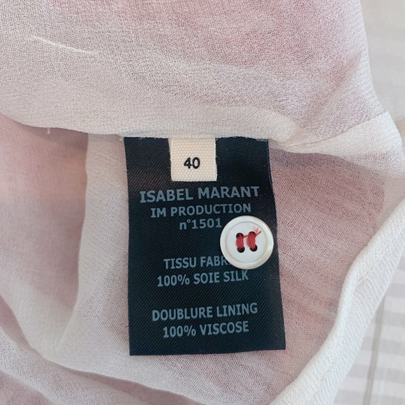 Isabel Marant ÉTOILE Printed Silk Strappy Tank Top- FRENCH SZ 40 (M) - Picture 14 of 15